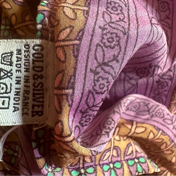 Gold & Silver Paris Maxi Dress (size 1) - designed & purchased in France - Picture 9 of 11